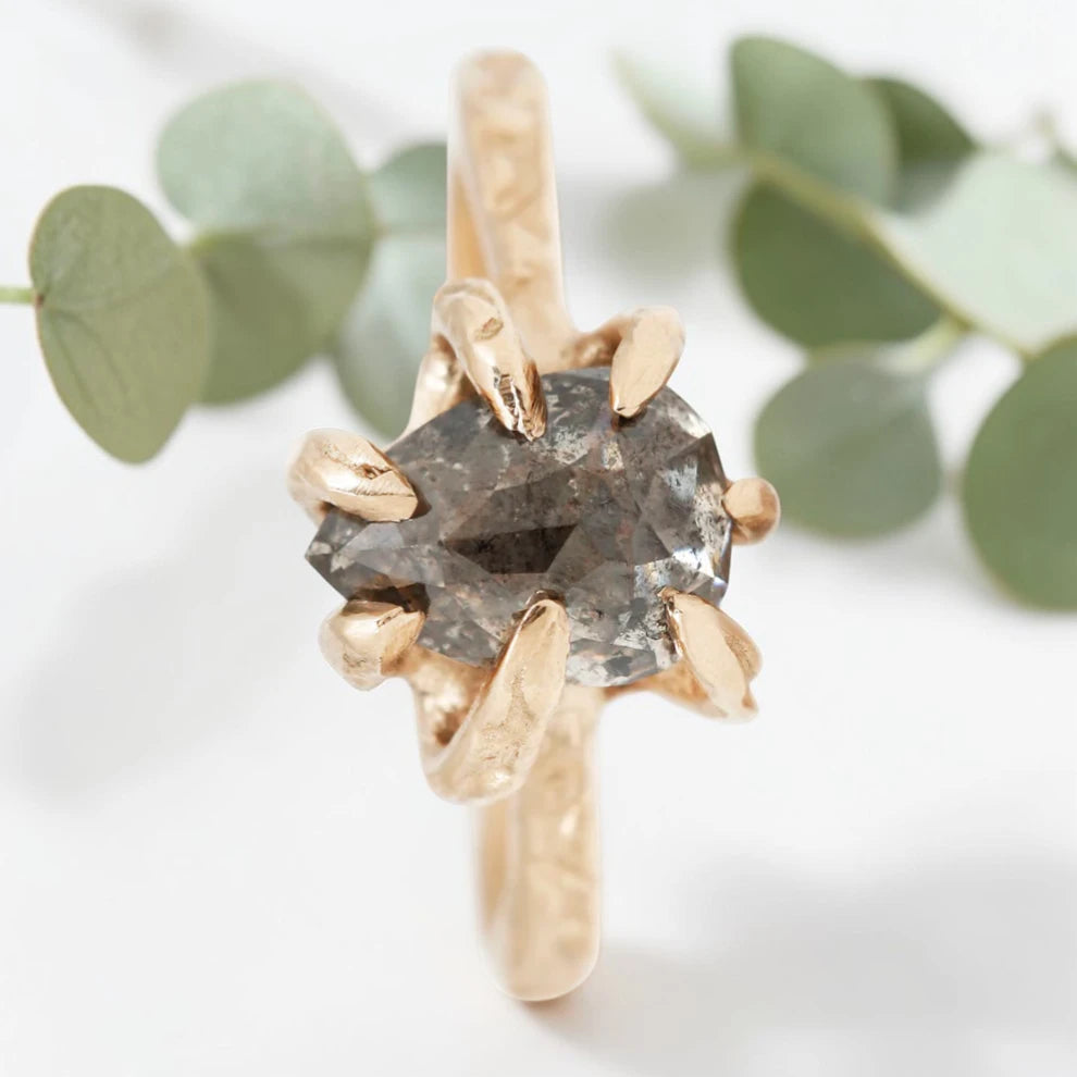 Pear Diamond Engagement Ring in a Timeless Elegant Design