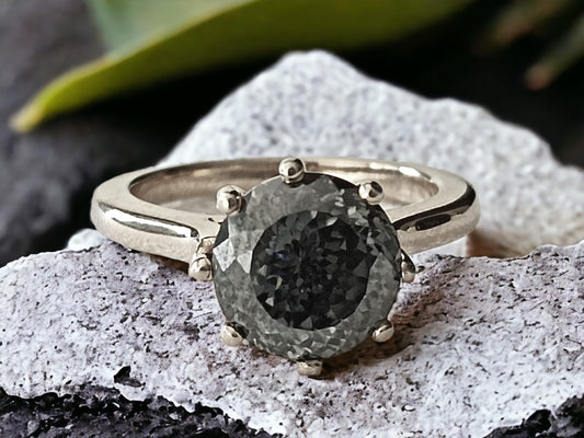 Portuguese Cut Diamond Ring Handmade Gold Engagement Ring