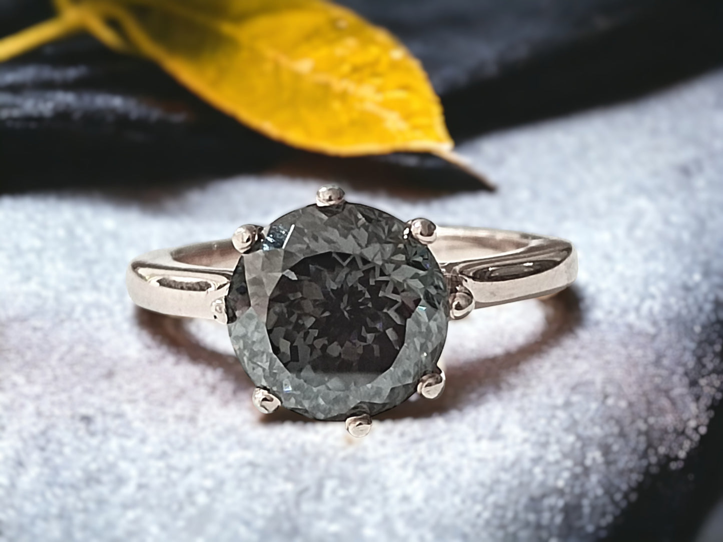 Portuguese Cut Diamond Ring, Unique Engagement Ring, Handmade Gold Bridal Ring, Statement Diamond Jewellery