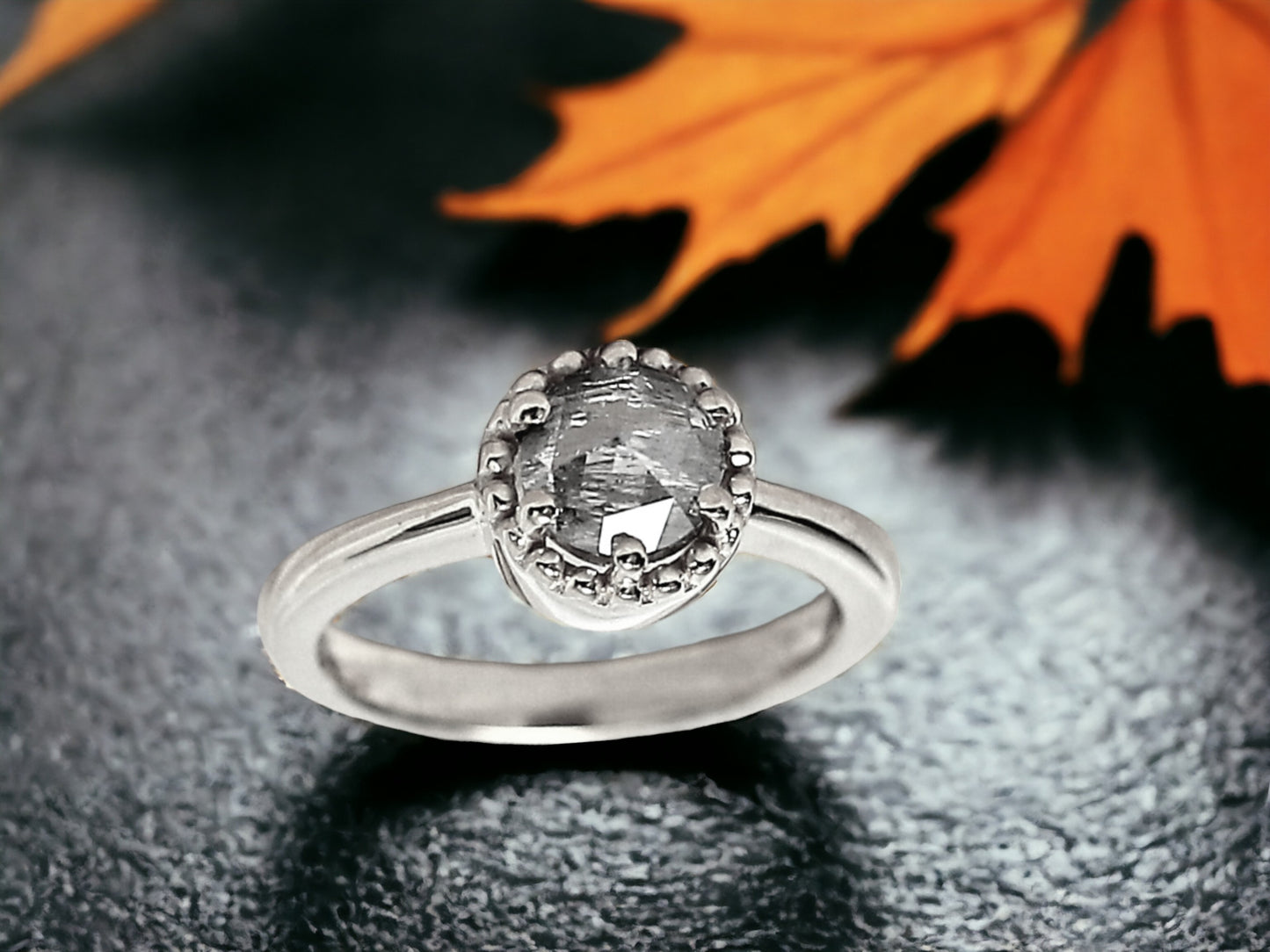 Classic Rose Cut Round Diamond Ring for a Beautiful Engagement