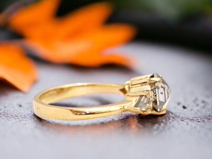 Hexagon Kite Cut Diamond Ring for a Modern Engagement Style