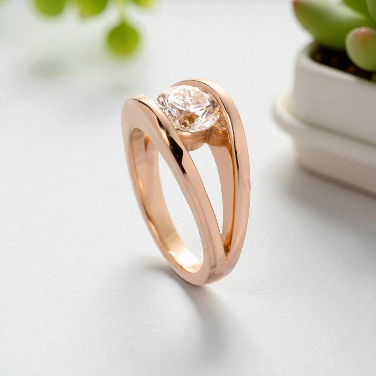 Eternal Radiance: Exquisite Diamond Engagement Ring Symbolising Timeless Love and Commitment”