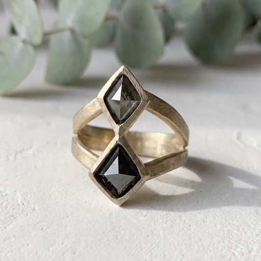Rustic Salt & Pepper and Rustic Gray Natural Diamonds Set