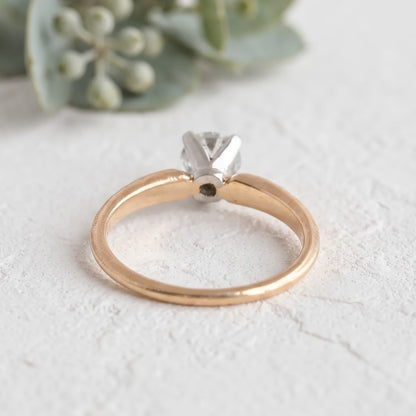 0.60Ct Round Lab Grown Diamond Ring