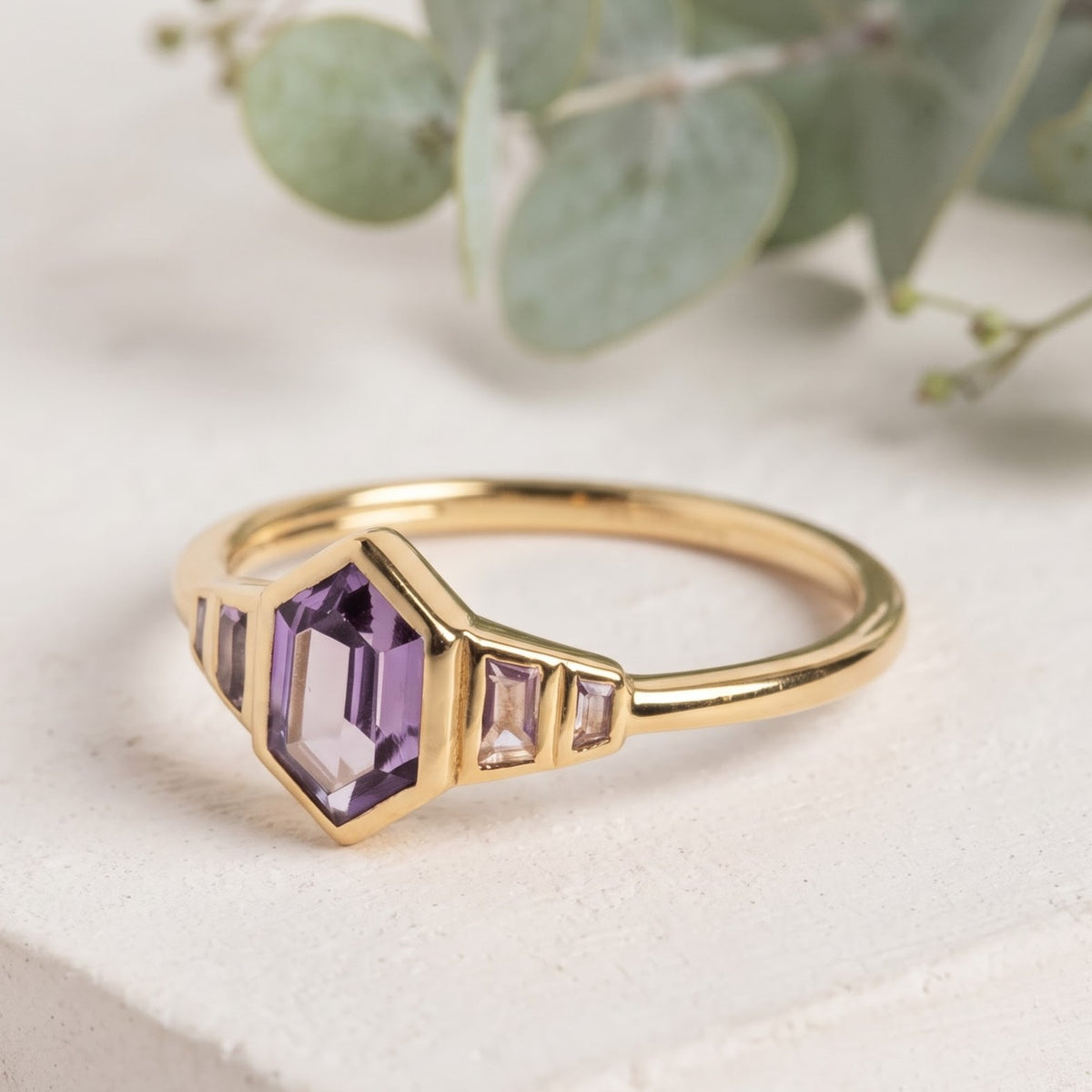 Natural Alexandrite Gemstone Ring