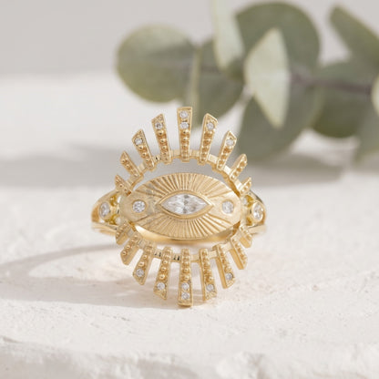 Heirloom Inspired Marquis Vintage Ring