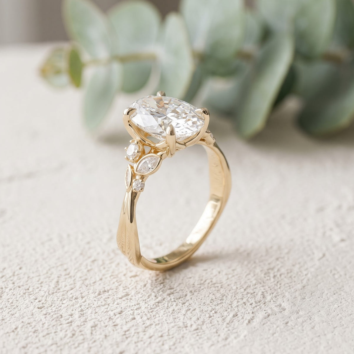 Art Deco Vintage Ring Antique Style Statement Ring