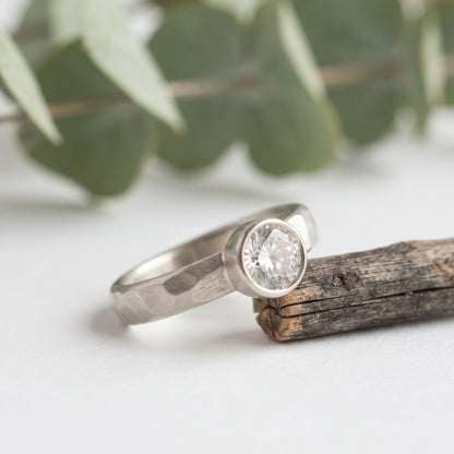Round Lab Grown Diamond Ring