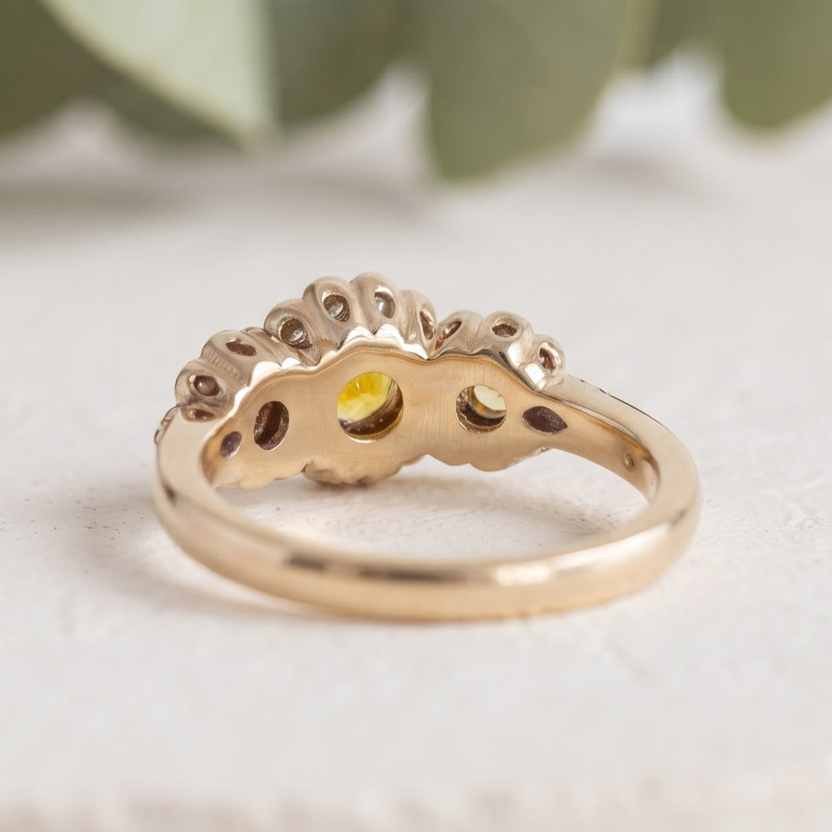 Natural Yellow Sapphire Ring