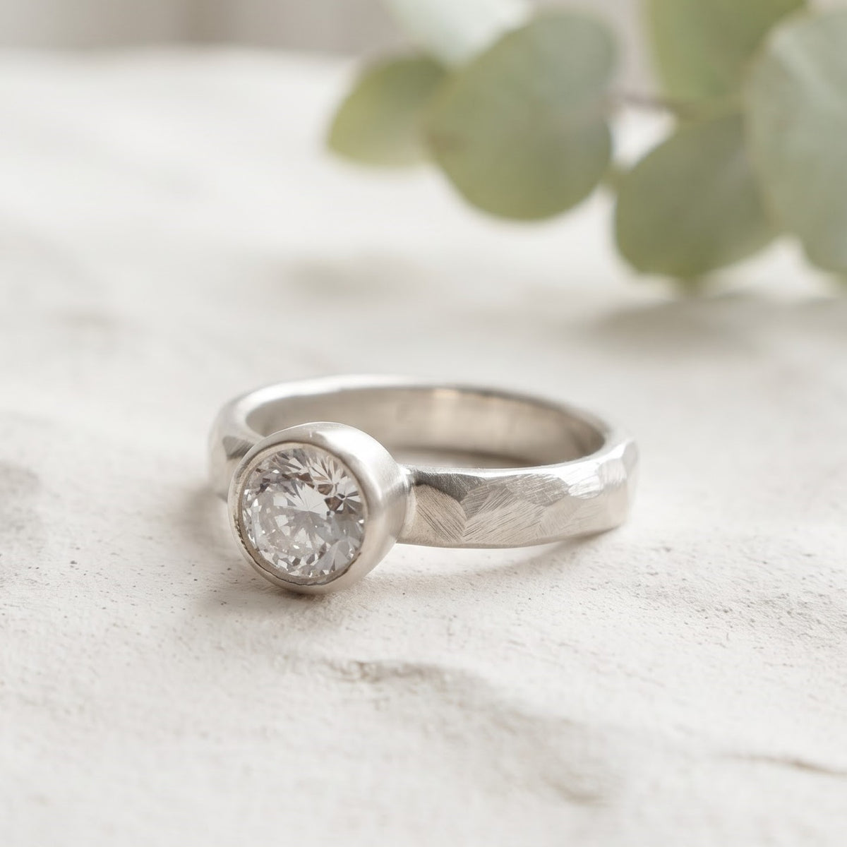 Round Lab Grown Diamond Ring