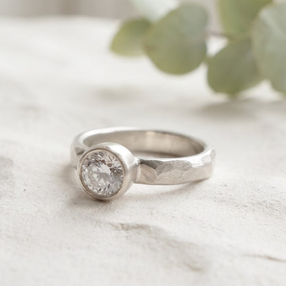 Round Lab Grown Diamond Ring