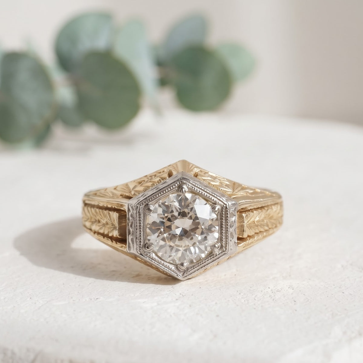 Vintage Art Deco Ring | Handmade Fine Jewelry