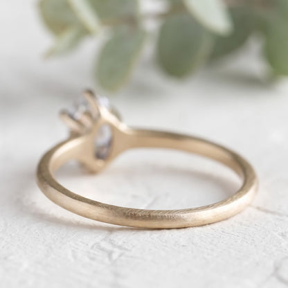Oval Lab Grown Diamond Solitaire Ring