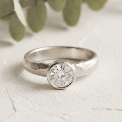 Round Lab Grown Diamond Ring