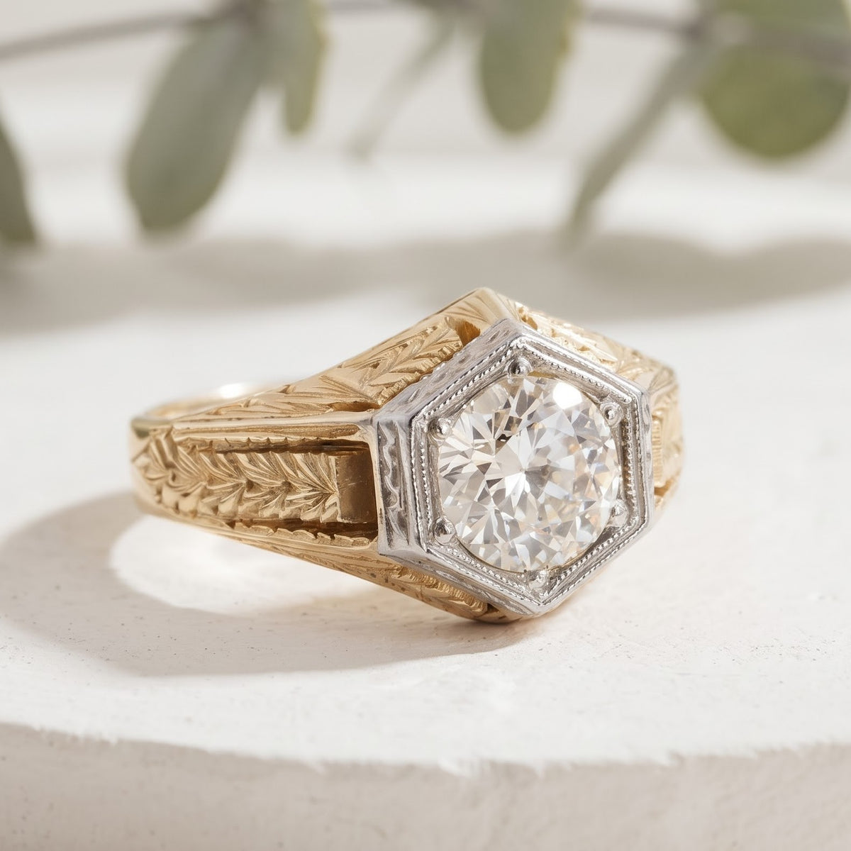 Vintage Art Deco Ring | Handmade Fine Jewelry