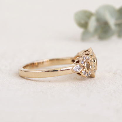 Natural Yellow Sapphire Ring
