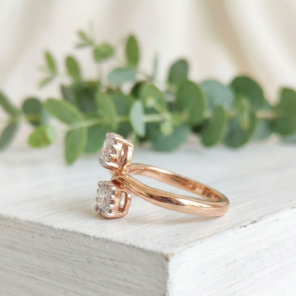 Cushion Cut Salt and Pepper Diamond Ring featuring a 1.31 CT natural salt and pepper diamond with grey organic inclusions in a twist contemporary setting with a reverse tapered 2.20 mm band, designed as an alternative engagement ring.